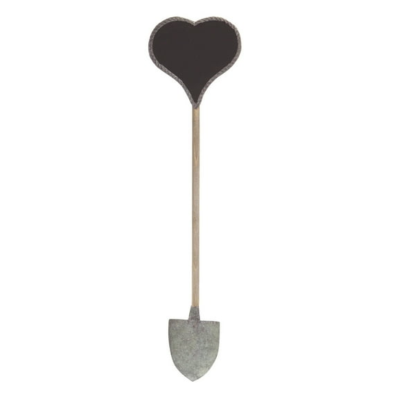 Melrose Heart-Shaped Chalkboard Outdoor Garden Stake - 26.25"