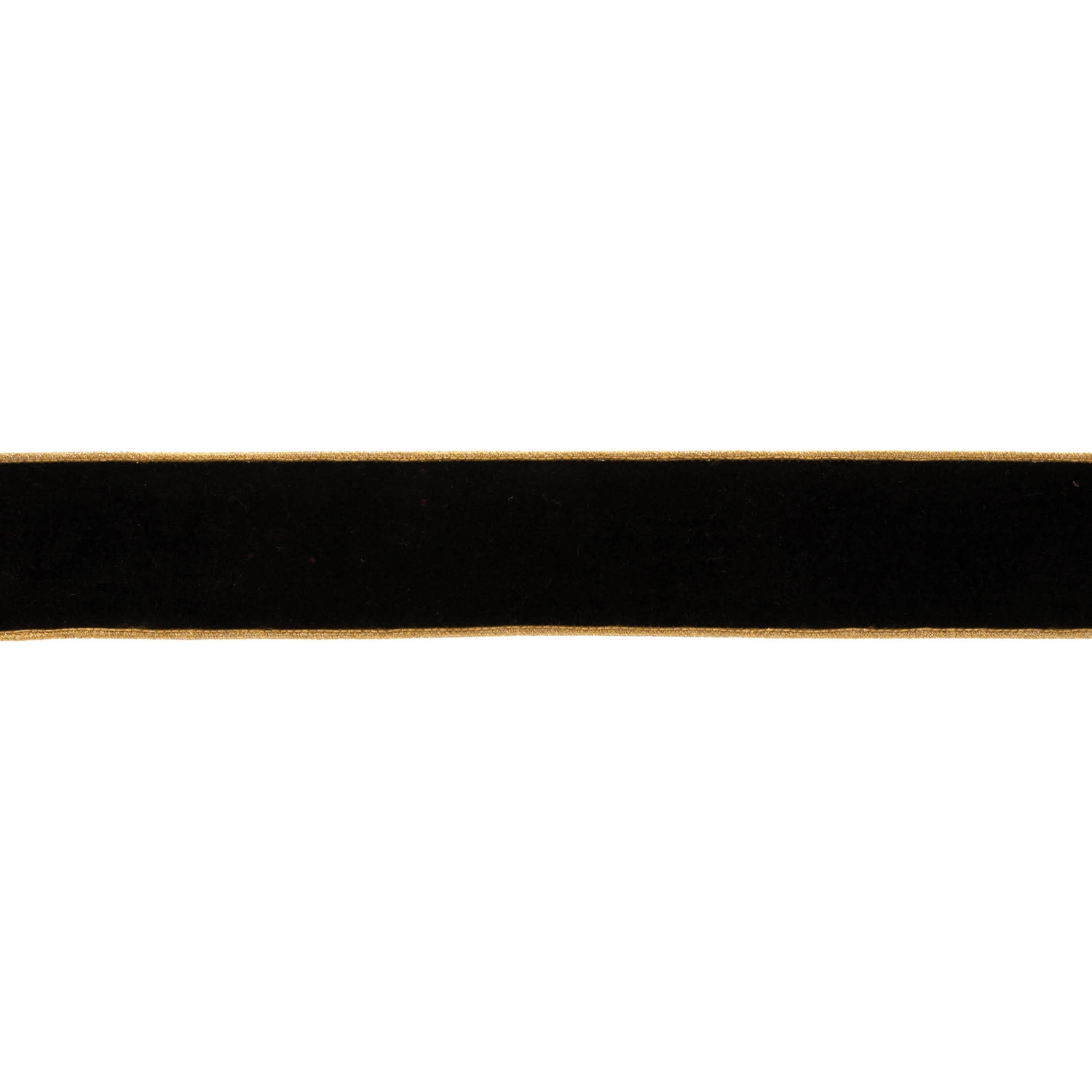 Melrose Black Wired Ribbon Set of 2
