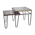 thumbnail image 1 of Melrose International 70311 24 in. Accent Table, Grey & Rustic, 1 of 1