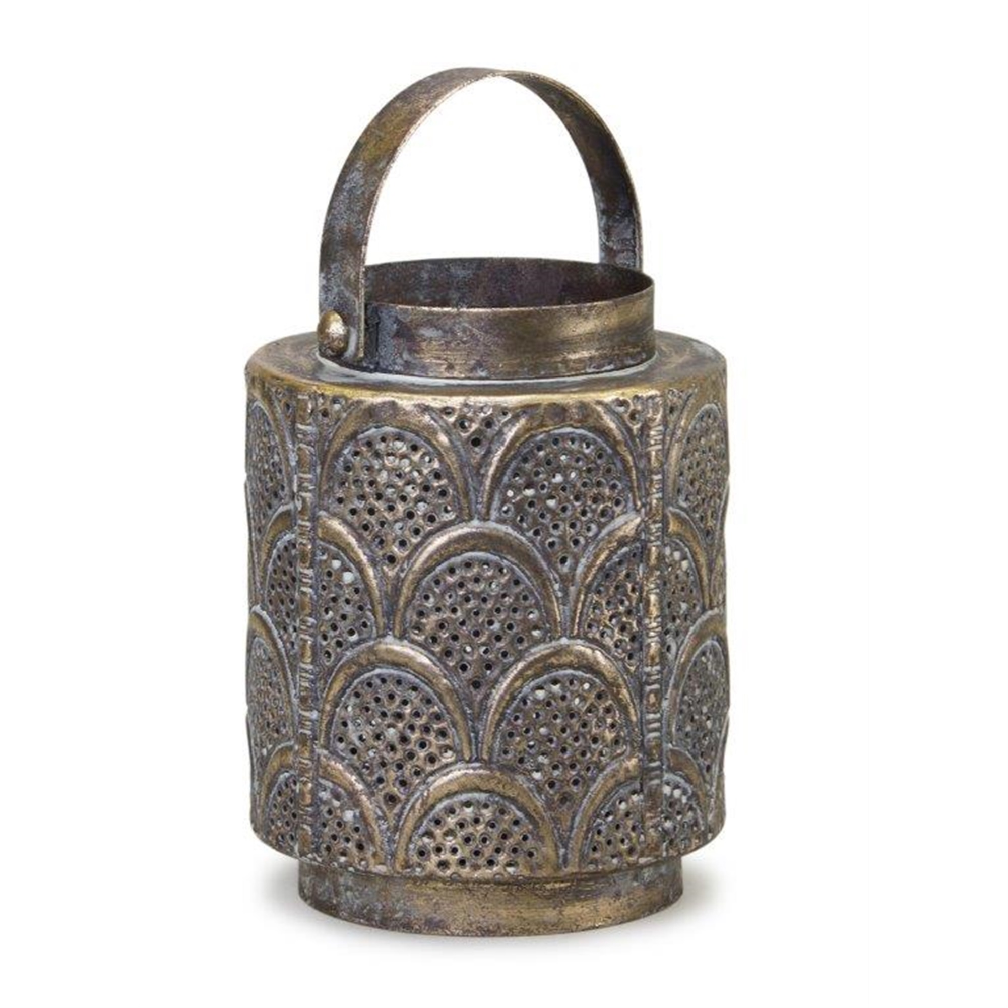Metal/ Glass Candle Holder