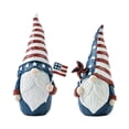 thumbnail image 1 of Melrose 55527DS 3.82 x 2.95 x 7.17 in. Americana Gnome, Red, White & Blue - Set of 2, 1 of 5
