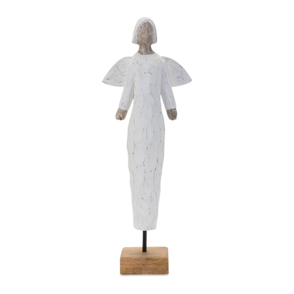 Melrose International Angel 18.5"H Wood/Iron