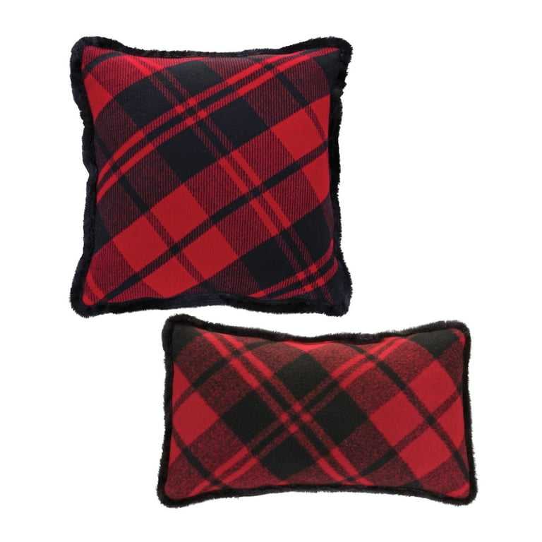 Red checkered pillows new arrivals