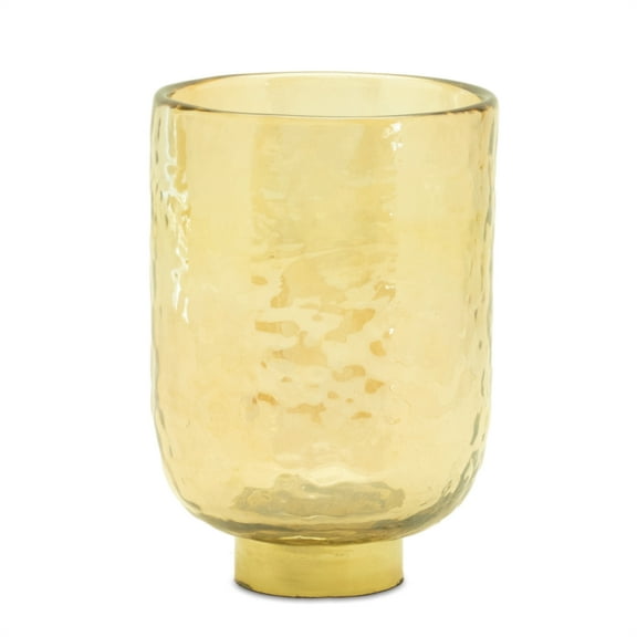 Melrose International Candle Holder (Set of 2) 5.5"H Glass