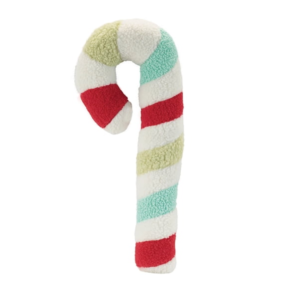 Melrose Plush Candy Cane Decor Set of 2