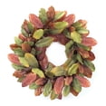 thumbnail image 1 of Melrose International Fall Magnolia Leaf Wreath 26"D, 1 of 1