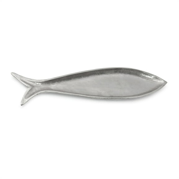 Melrose International Fish Platter 23.5"L x 5.5"W x 1"H Aluminum
