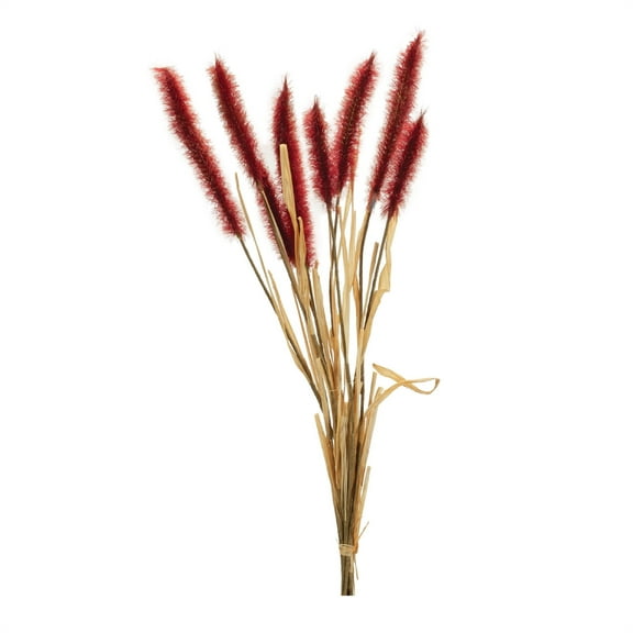 Melrose International Foxtail Bundle (Set of 6) 23"H Plastic