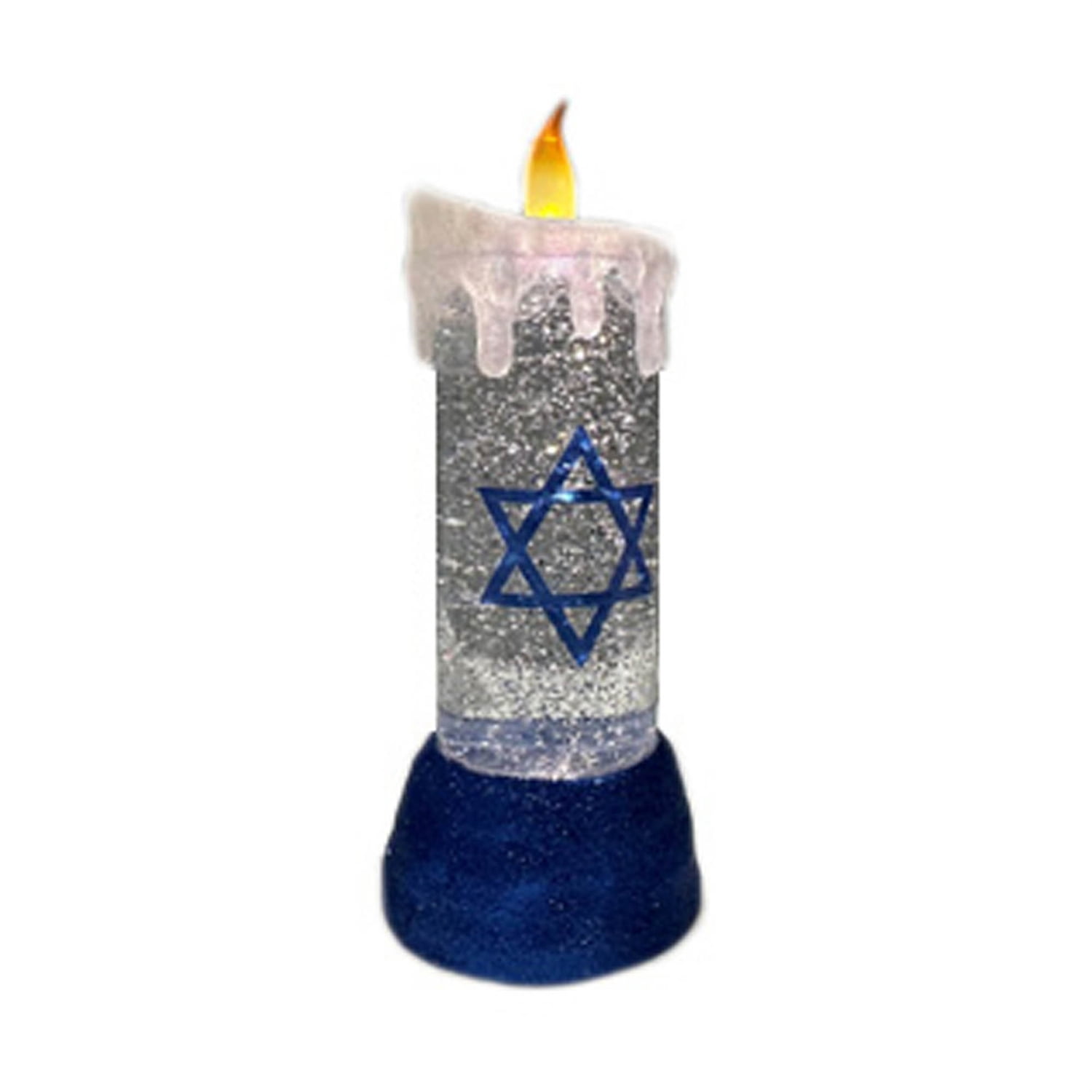 Melrose International Hanukkah Candle 9.5"H Plastic/Oil Water