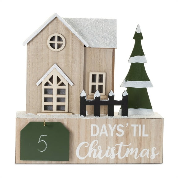 Melrose LED House Christmas Countdown 12"L