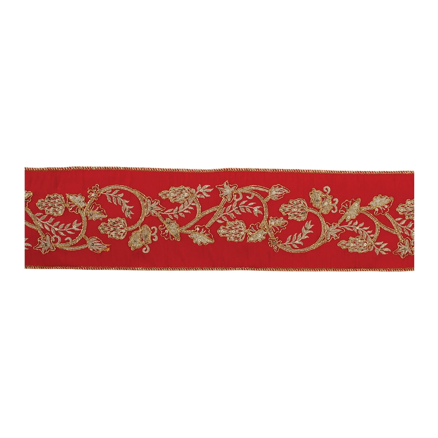 Melrose International 4" x 5 Yds. Wired Polyester