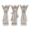 thumbnail image 1 of Melrose Floral and Bird Angel Figurines - 13.25" - Set of 3, 1 of 6