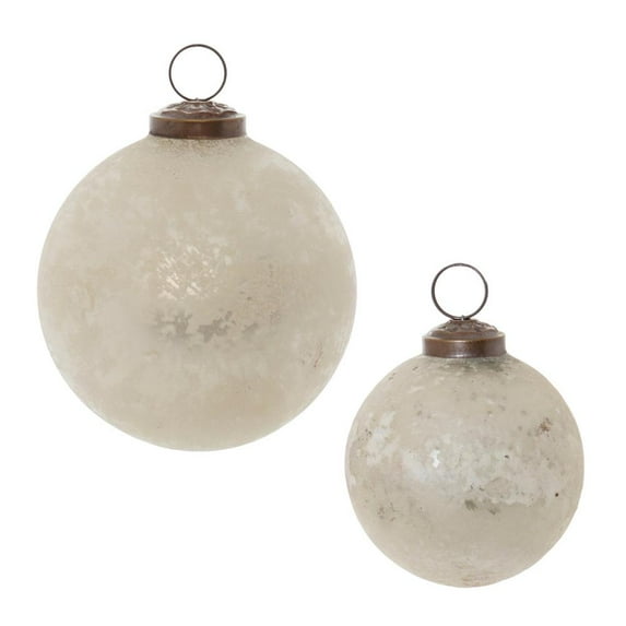Melrose International LLC Ball Ornament (Set of 12) 3"D, 4"D Glass