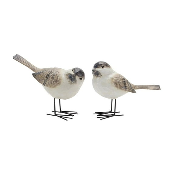 Melrose Set of 2 Standing Bird Tabletop Figurines 6.5"