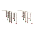 thumbnail image 1 of Melrose International Hanging Sleigh Bell Branch (Set of 2), 1 of 3