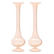 Melrose International LLC Bud Vase Set of 2 11"H Glass