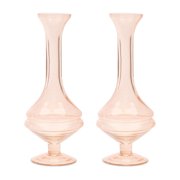 Melrose International LLC Bud Vase Set of 2 8.5"H Glass