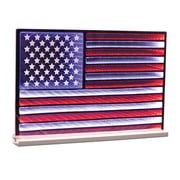 Melrose International LLC Flag Infinity Light Standing 23L x 15.5H UL Plug