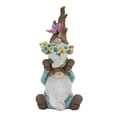 thumbnail image 1 of Melrose International LLC Gnome Stack (Set of 2) 10"H Resin, 1 of 2