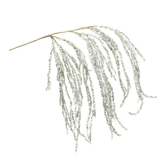 Melrose International LLC Hanging Tinsel Branch (Set of 2) 28"H Plastic