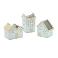thumbnail image 1 of Melrose International LLC House Planter (Set of 3) 5.5"L x 4.75"H, 4.5"L x 5.5"H, 3.5"L x 6.25"H Porcelain, 1 of 4
