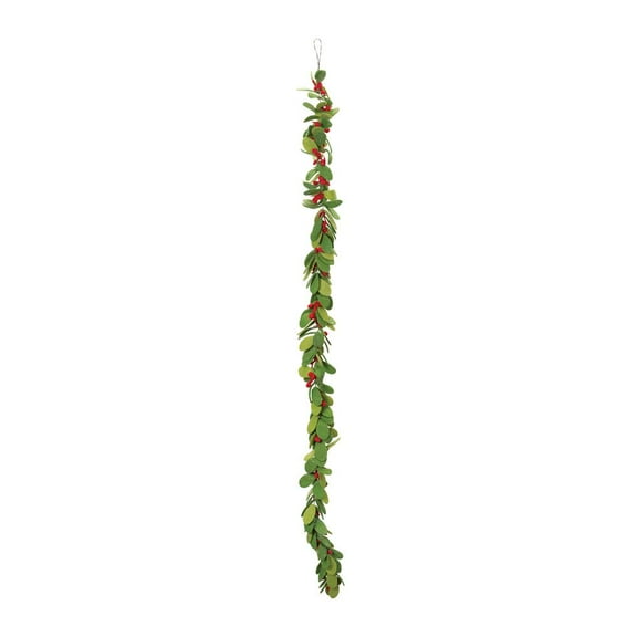 Melrose International LLC Mistletoe Garland (Set of 2) 4.5'L Polyester
