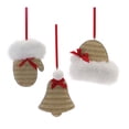 thumbnail image 1 of Melrose International Cozy Mitten Hat and Bell Ornament (Set of 12), 1 of 5