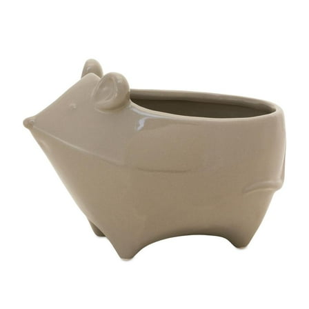 Melrose International LLC Mouse Planter (Set of 4) 6.5"L x 4.75"H Ceramic