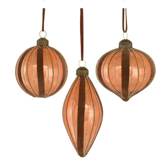 Melrose International LLC Ornament (Set of 12) 3.75"H, 4"H, 5.5"H Glass