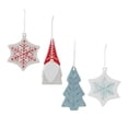 thumbnail image 1 of Melrose International LLC Ornament (Set of 24) 4"H, 4"H, 4.75"H, 4.75"H Ceramic, 1 of 5