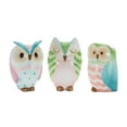thumbnail image 1 of Melrose International LLC Owl Pot (Set of 3) 6.75"H, 7"H, 7.25"H Resin, 1 of 3
