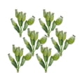 thumbnail image 1 of Melrose Set of 6 Poppy Pod Flower Artificial Bundles 9.5", 1 of 3