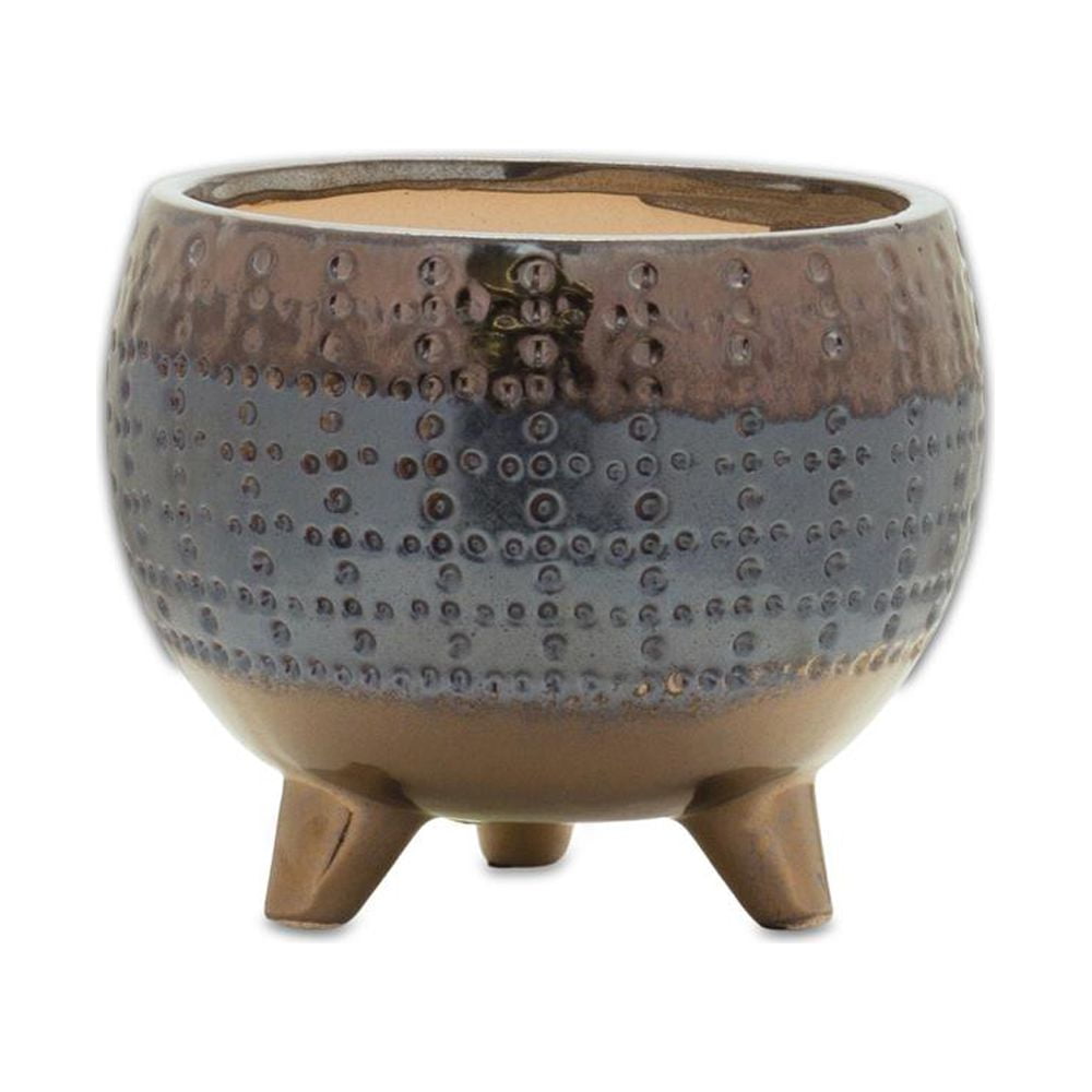 Melrose International Watercolor Planter with Terra Cotta Legs (Set of 2)