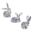 thumbnail image 1 of Melrose International LLC Rabbit (Set of 3) 3.75"H, 5"H, 5.25"H Resin, 1 of 5