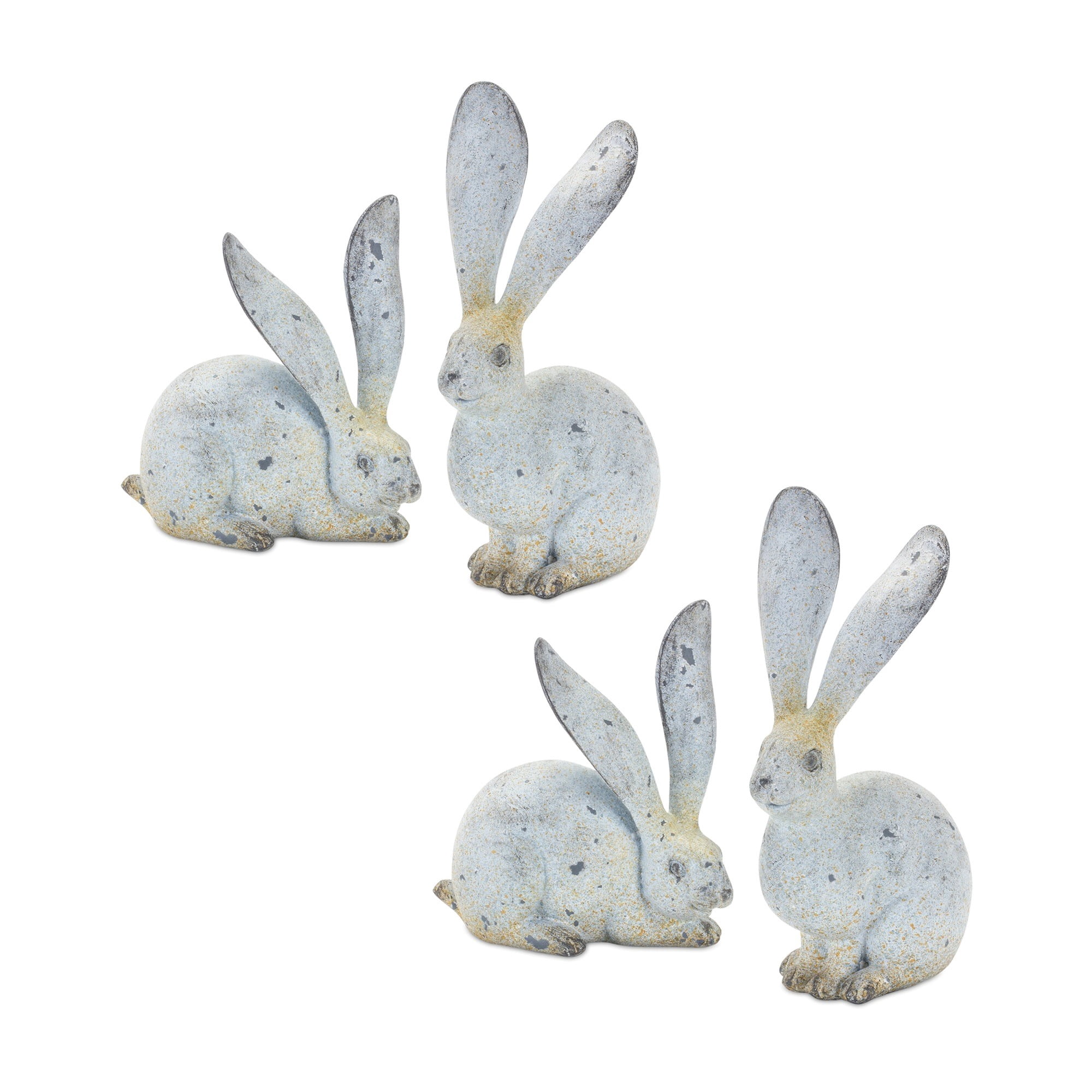 Melrose Set of 4 Rabbit Figurines 8.25