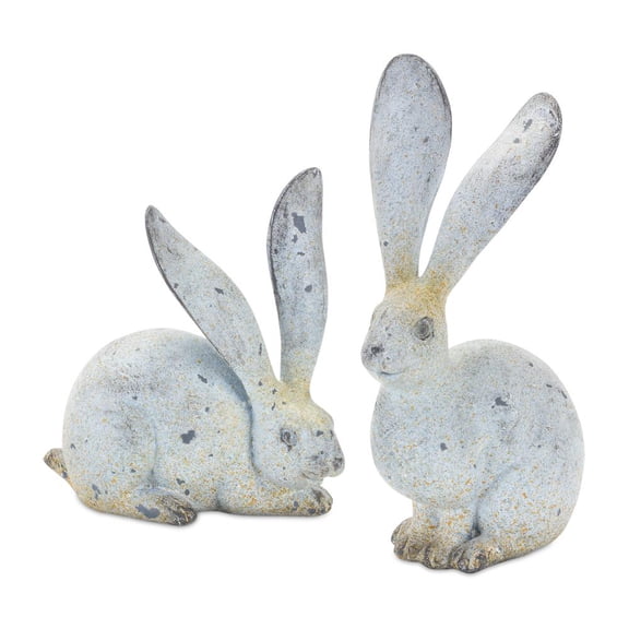Melrose International LLC Rabbit (Set of 4) 5.5"H, 8.25"H Resin
