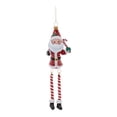 thumbnail image 1 of Melrose International LLC Santa Ornament (Set of 6) 8"H Glass/Resin, 1 of 2