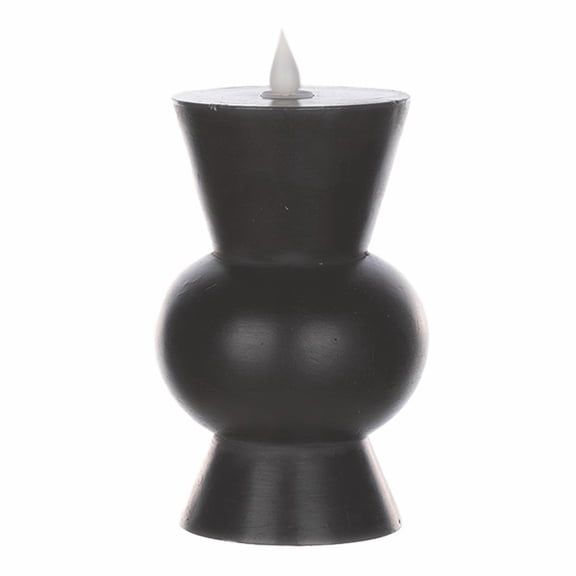 Melrose International LLC Simplux LED Designer Candle w/4 and 8 Hr Timer (Set of 2) 3.5" x 5.5"H Wax