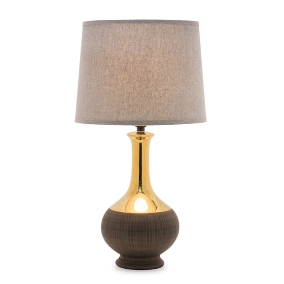 Melrose Two Tone Ceramic Table Lamp - 12"