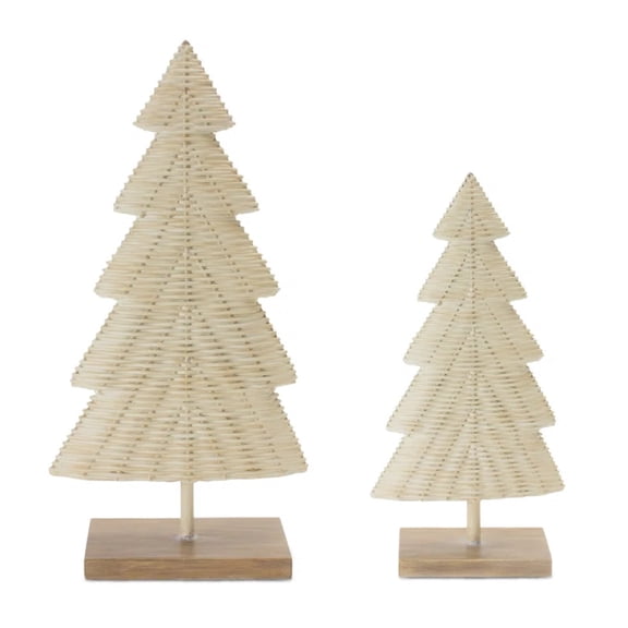 Melrose International LLC Tree (Set of 2) 13"H, 17"H Resin