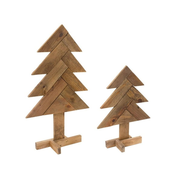 Melrose International LLC Tree (Set of 2) 27"H, 39"H Wood