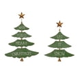 thumbnail image 1 of Melrose International LLC Tree Shape Sign (Set of 2) 17.5"H, 21.5"H MDF/Iron, 1 of 5