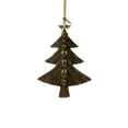 thumbnail image 1 of Holiday Sparkle Vintage-Inspired Gold Christmas Tree Ornament, 1 of 2
