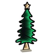 Melrose International Tree w/Star Infinity Light 25H Acrylic UL Plug Included
