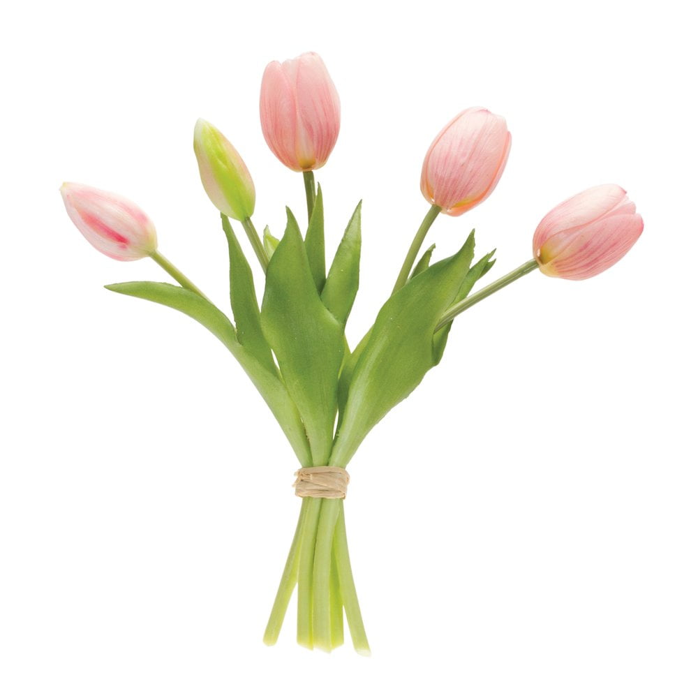 Pink Tulip Floral Bundle Set for Indoor Decor