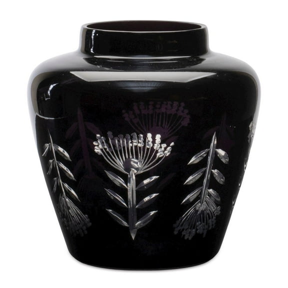 Melrose International LLC Vase 6.5"D x 6.5"H Glass
