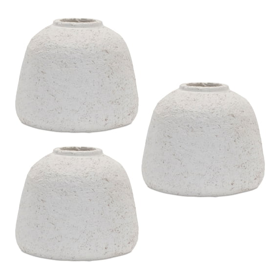 Melrose Tapered Terracotta Bud Vases - 5" - Set of 3