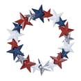 thumbnail image 1 of Melrose International Metal Star Wreath 18"D, 1 of 2