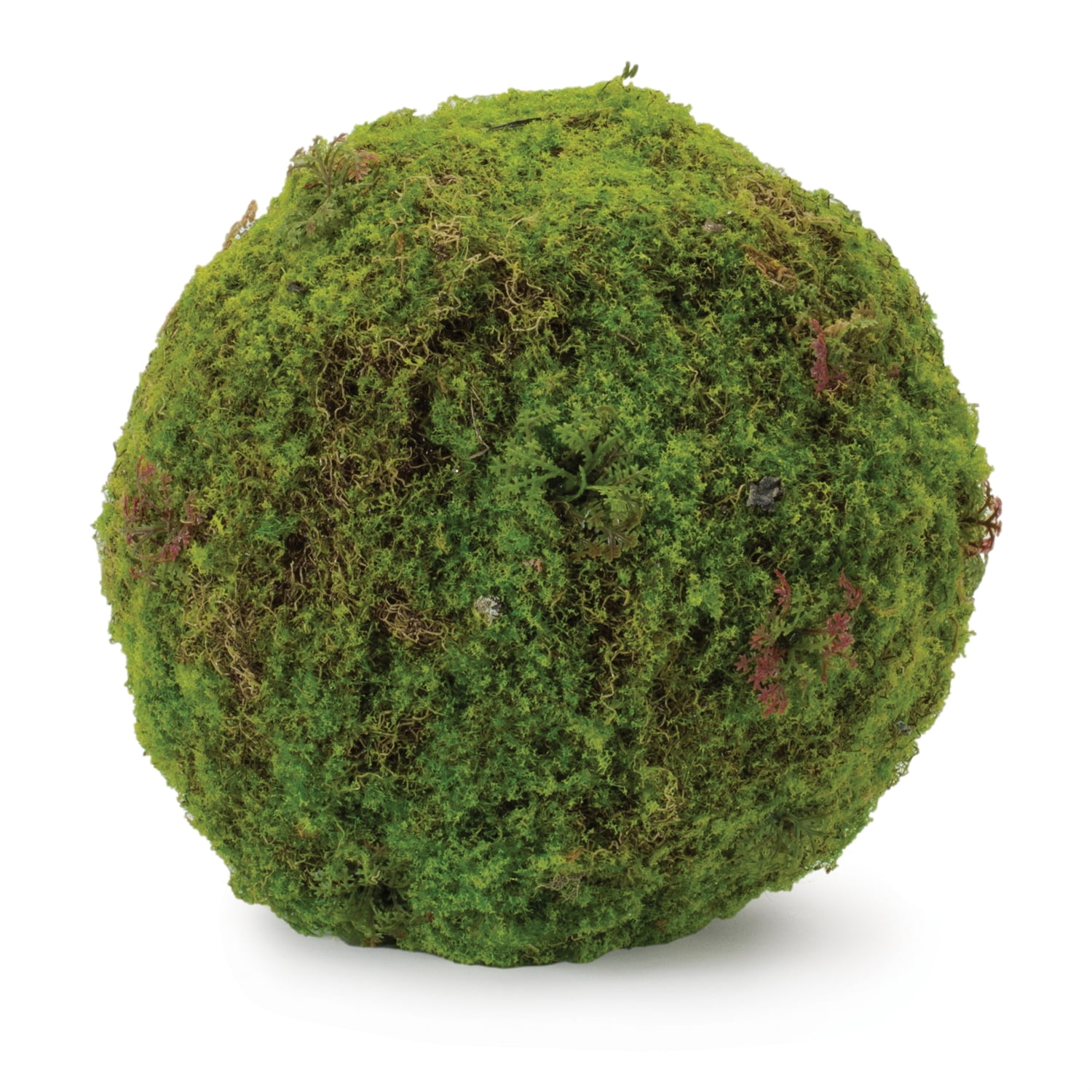 Melrose International Moss Orb (Set of 2) 8.5"D Plastic/Polyester