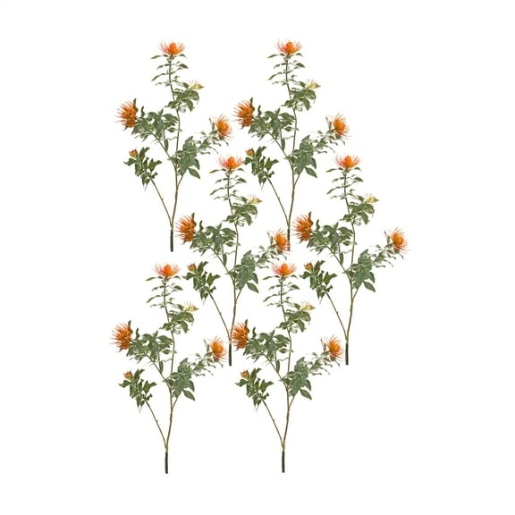 Melrose Floral Artificial Protea Stem Spray - 34.25" - Set of 6